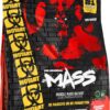 Mutant Mass Muscle Builder - High Calorie Weight Gainer Protein Powder with 1100 Calories, 56g Protein & BCAAs - Strawberry Banana (5 lb)