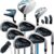 IZZO Golf EZ2 14-Piece Complete Men's Right Handed Golf Club Set with Stand Bag & Putter
