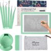 iVyne Complete Vinyl Weeding Tool Kit with Rechargeable A4 Light Pad, Scrap Collector & 8-Piece Craft Essentials for Cricut, Silhouette & Drawing Projects