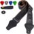 WOGOD Premium Adjustable Guitar Strap with Pick Holder – Universal Cotton Leather Strap for Acoustic, Electric & Bass Guitars