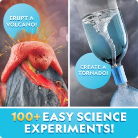 NATIONAL GEOGRAPHIC Earth Science Kit – Ultimate STEM Bundle with 100+ Experiments, Crystal Growing, Erupting Volcano, & Dig Kit for Boys & Girls