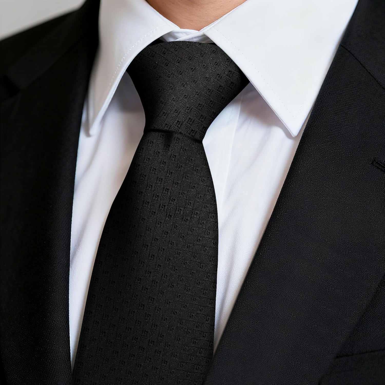 Fineknot Men's 3-Piece Jacquard Tie Set – Classic Plaid, Paisley & Striped Formal Neckties for Business & Weddings