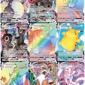 Pokemon TCG: 3 VMAX Bundle with Secret Rare & No Duplicates – Premium Gift Set