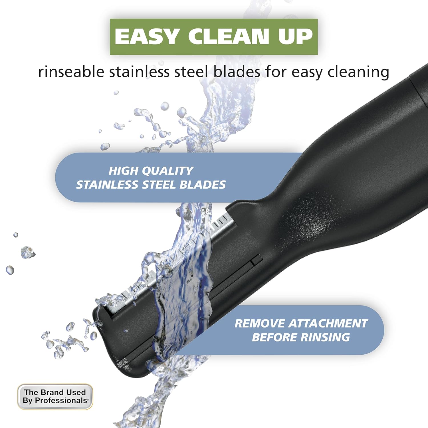 Wahl Micro Groomsman 2-in-1 Battery Operated Personal Trimmer - Precision Nose, Ear & Eyebrow Trimmer with Detail Head (Model 05640-600)