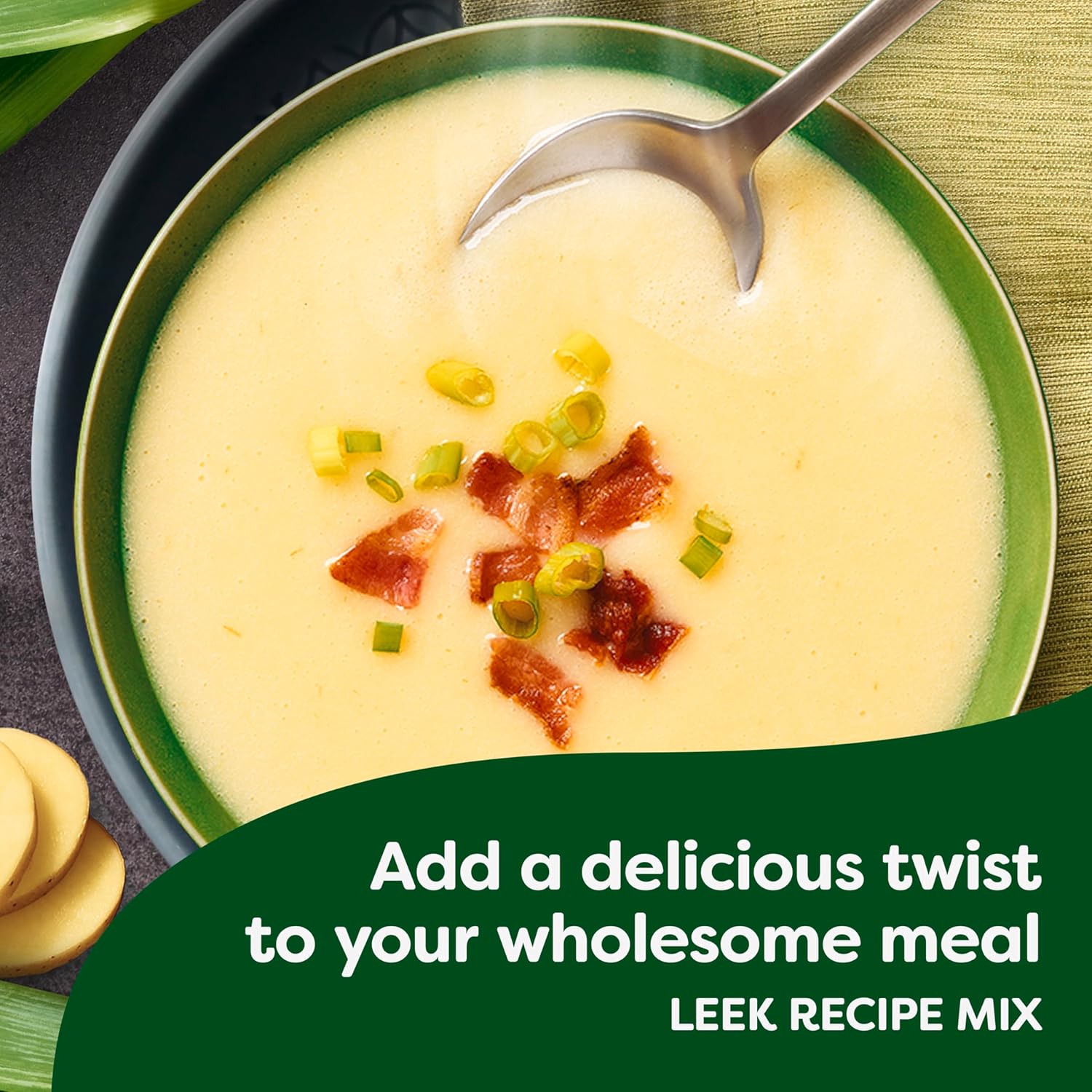 Knorr Leek Recipe Mix | No Artificial Flavors | versatile Dry Soup Mix for Dips, Sauces, and Potato Leek Soup (1.8 oz)