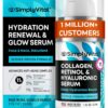 SimplyVital Pro-Collagen Retinol Serum with Hyaluronic Acid - Advanced Anti-Aging Face Treatment for Wrinkles & Deep Hydration - 1 Fl Oz Made in USA