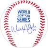 Walker Buehler Autographed 2020 World Series Baseball - Los Angeles Dodgers Official MLB Beckett BAS Authenticated with Hologram