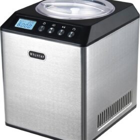 Whynter ICM-201SB 2.1 Qt. Stainless Steel Automatic Ice Cream Maker with Built-In Compressor – No Pre-Freezing Required, Digital LCD Timer