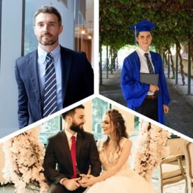 Men's 6-Piece Classic Pretied Zipper Neckties Set – Adjustable Solid Color Formal Ties for Business, Weddings, and Uniforms