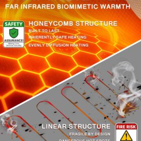 Wulcea Men's Graphene Heated Jacket with 12V 18400mAh Fast Charge Power Bank - Ultra-Warm Softshell for Outdoor Recreation