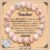 Teacher Gifts for Women - Natural Stone Beaded Bracelet with Inspirational Message Card - Meaningful Appreciation Gift for Educators, Mentors & Coaches