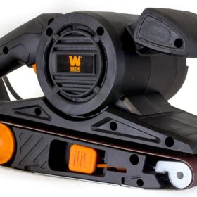 WEN 6321 7-Amp 3-Inch x 21-Inch Corded Belt Sander with Dust Bag – High-Power Variable Speed for Woodworking, Floor Sanding, and Metal Finishing