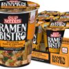Nissin Cup Noodle Ramen Bistro, Sichuan Garlic Chicken Flavor (3.1 Oz, Pack of 6) – Gourmet Chili-Infused Noodles with No Added MSG
