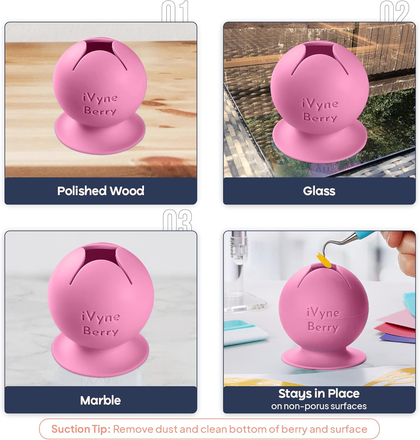 iVyne All-in-One Vinyl Weeding Kit: Rechargeable A4 Light Pad, Essential Craft Tools, and Patented Scrap Collector for Cricut, Silhouette & DIY Projects - Pink