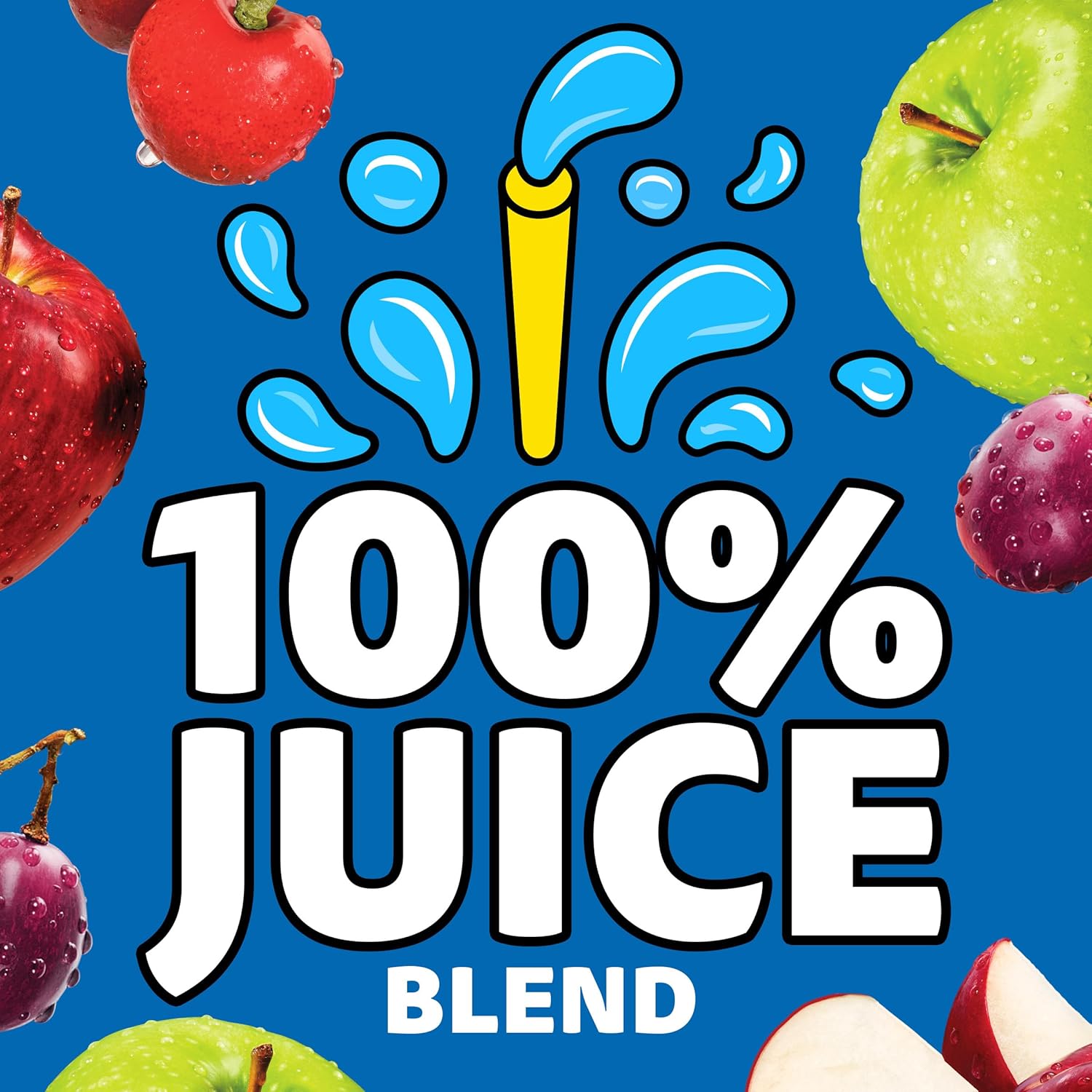Capri Sun 100% Juice Fruit Punch Blend - No Added Sugar, 6 Fl Oz Pouches (Pack of 40, 4 Boxes of 10) - All Natural Ingredients, Perfect for Kids & On-The-Go