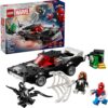 LEGO Marvel Spider-Man vs. Venom Muscle Car Set 76309 | Buildable Toy with Minifigures for Kids Ages 7+