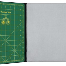 Omnigrid Fold-Away Portable Cutting & Pressing Station | 8.75x11.75 Inch Travel Size Mat with Non-Stick Surface