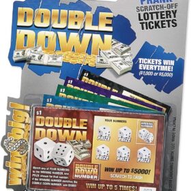 Laughing Smith Fake Winning Scratch Off Tickets – 5 Realistic Casino Prank Gag Cards for Party Games & Adult Jokes