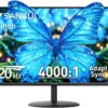 SANSUI 22 Inch FHD 120Hz Computer Monitor – 1920x1080p IPS Display with Adaptive Sync, 100% sRGB, Dual HDMI, VESA Mountable, & Low Blue Light Eye Care for Home Office (ES-22X3AH)