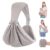 Premium Adjustable Baby Sling Carrier – Breathable Ergonomic Hip Seat for Newborns to Toddlers (6-40 lbs), Lightweight & Portable One-Shoulder Design – Grey