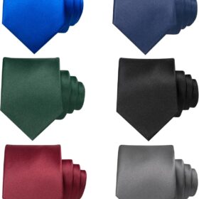 JEMYGINS Men's 6-Piece Tie Set – Premium Business & Casual Necktie Collection for Professional and Formal Events