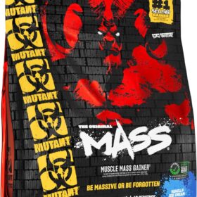 Mutant Mass Weight Gainer Protein Powder | 1100 Calories, 56g Protein & BCAAs for Muscle Building | Vanilla Ice Cream | 5lb Bulk Powder