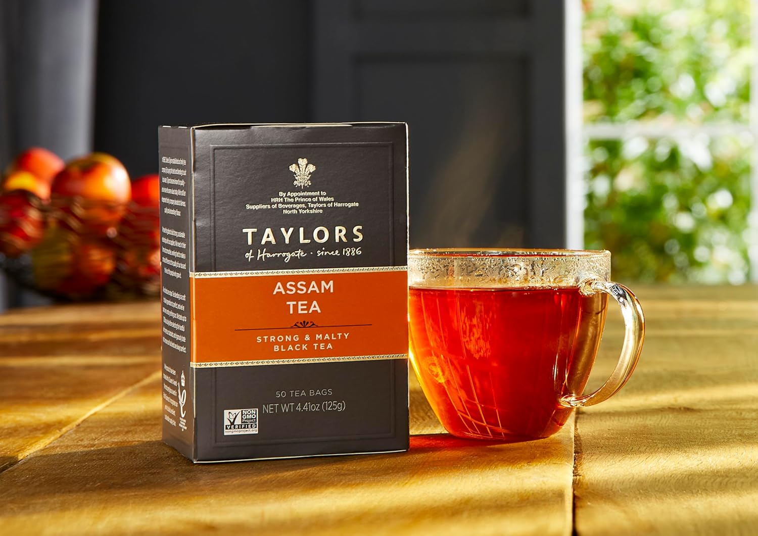 Taylors of Harrogate Assam Tea, 50 Premium Pillow Teabags – Rich, Malty & Full-Bodied Indian Black Tea Blend