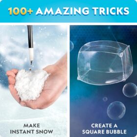 NATIONAL GEOGRAPHIC Science Magic Kit – 50+ STEM Experiments & Magic Tricks for Kids, Chemistry Set with Bonus Guide