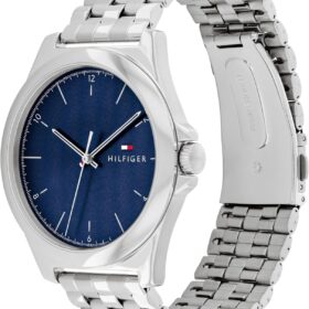 Tommy Hilfiger Men's Classic Stainless Steel Quartz Watch – 42mm Casual Wristwear with 3ATM Water Resistance