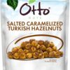 Otto Nuts Salted Caramelized Hazelnuts - Premium Turkish Hazelnuts, Non-GMO & Vegan Protein Snack (5 oz) Resealable Pouch