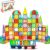 EchoPlan 130-Piece Magnetic Tiles Building Set – STEM Educational Construction Toys with 2 Cars, Safe ABS Plastic for Toddlers & Kids Ages 3+