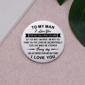 Aesnefe Pocket Hug Token Gift - Inspirational Keychain for Mental Health, Sobriety, & Self Love - Encouragement Present for Friends & Family