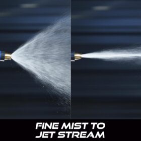 VIKING Heavy Duty Garden Hose Nozzle - High Pressure Adjustable Spray Nozzle for Car Washing, Pet Grooming, and Plant Watering