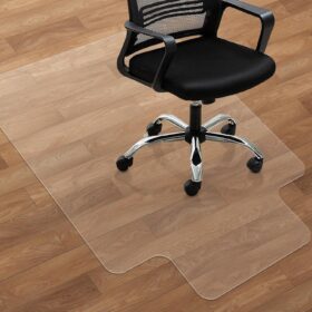 SHAREWIN 36" x 47" Heavy Duty Office Chair Mat for Hardwood Floors - Non-Slip, Odorless PVC Floor Protector for Desk Chairs