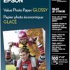 Epson S400034 Premium Glossy Photo Paper (4" x 6", 100 Sheets) – High-Res Inkjet Prints for Home & Business