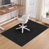 Premium Non-Slip Office Chair Mat for Hardwood Floors – 36” x 48” Heavy-Duty Desk Floor Protector, Scratch-Resistant & Noise-Reducing for Tile, Laminate, and Vinyl (Black)