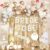 Champagne Gold Bridal Shower Decorations - 100+ Pcs Bride to Be Party Supplies Kit with Veil, Tiara, Sash, Foil Balloons & Photo Props for Engagement, Bachelorette & Wedding