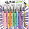 Sharpie Clear View Highlighter Assorted Colors (12 Count) – See-Through Chisel Tip & Smear-Resistant Ink