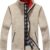Yeokou Men's Thick Knitted Cardigan Sweater – Casual Slim Fit Full Zip Jacket with Pockets