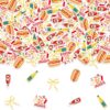 200Pcs 'A Weenie Bit Older' Hot Dog Confetti - Fun BBQ & Birthday Party Table Decorations