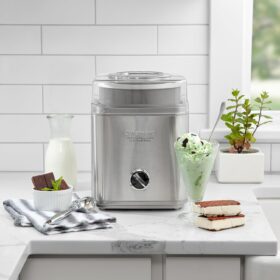 Cuisinart ICE-30BCP1 Pure indulgence 2-Qt. Frozen Yogurt, Sorbet, and Ice Cream Maker - Brushed Stainless Steel