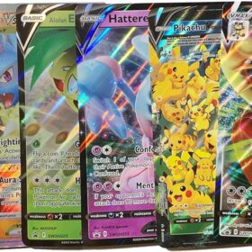 Pokemon TCG: Jumbo Card Lot - 6 Random Oversized Cards (V, VMAX, VSTAR, V-Union, EX)