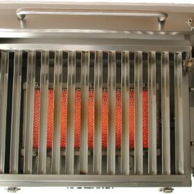 Solaire SOL-EV17A Everywhere Portable Infrared Propane Gas Grill - 304 Stainless Steel with Fast Heating V-Grate