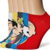 Peanuts Womens No Show Socks – 5 Pack Snoopy & Character Low Cut Liners