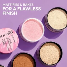 wet n wild Photo Focus Loose Setting Powder - Lightweight Translucent Finishing Powder for Baking & Mattifying, Fair to Medium & Tan Skin Tones