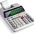 Sharp EL-1801V Heavy-Duty Ink Roll Printing Calculator, 12-Digit Fluorescent Display, 2.5 LPS, AC Powered, Off-White