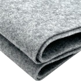 EOVEA Premium 1.6mm Thick Acrylic Felt Fabric – 72 Inches Wide – Soft, Durable Felt by The Yard for Sewing, Upholstery, Cushion Padding, DIY Crafts, and Home Decor (Heather Grey)