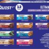 Quest Nutrition Ultimate Variety Pack Protein Bars - High Protein, Low Carb, Keto Friendly, Gluten Free, 12 Count