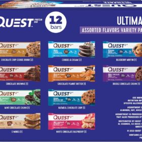 Quest Nutrition Ultimate Variety Pack Protein Bars - High Protein, Low Carb, Keto Friendly, Gluten Free, 12 Count