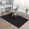 Premium Anti-Slip Office Chair Mat for Hardwood Floors – 36 x 48 Inch Heavy-Duty Desk Floor Protector, Durable Under Desk Rug for Home & Business (Black)